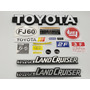 Emblema Metlico Toyota Toyota LAND CRUISER 4X4 F. T.