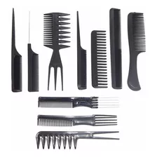 Set Peines Térmicos Profesional Peluquería C/ Estuche X 10