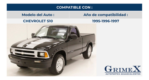 Espejo Chevrolet S10 1995-95-1996-1997-97 Manual Ore Foto 3