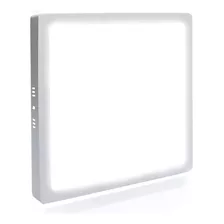 Plafon Sobrepor 25w Led Quadrado Painel Spot Luminaria Led Cor Branco Voltagem 110v/220v (bivolt)
