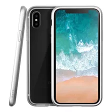 Estuche Para iPhone X Laut Exoframe En Plata