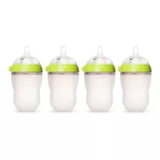 Comotomo Natural Feel - Botella Para Bebe 4 Unidades 8 Onza