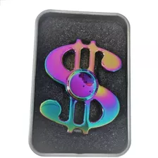 Fidget Hand Spinner Metal Rainbow Anti Stress Ansiedade $