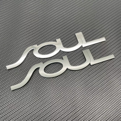 Emblema Kia Soul Insignia Logotipo Adhesivo Cromado Trasero Foto 5