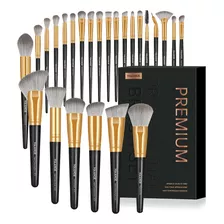 Set 25 Brochas De Maquillaje Profesionales Alta Calidad