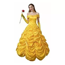 Cosfantasy Princess Belle Cosplay Disfraz Vestido De Gala Di