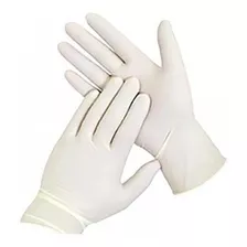 Guantes Descartables Tresor Examinación Color Blanco Natural Talle Xs De Látex Con Polvo X 100 Unidades