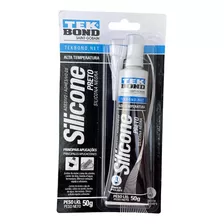 Silicone Alta Temp Preto 50 Grs Blister Tekbond - Tekbond