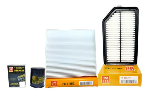 Kit De Filtros Honda City 1.5 2015-2020 Cabina Aire \u0026 Aceite Foto 2