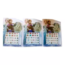 Kit 90 Adesivos Unha Infantil Frozen Princesas Little Ponny