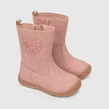 Bota Para Niña Romantica Rosada (21 A 27)