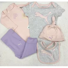 Conjunto Puma 5 Peças Menina Infantil Original Promoção