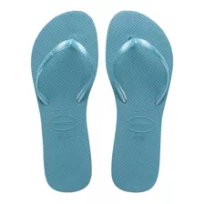 Chinelo Havaianas Feminino Flat Azul Nautico 34 A 40 C/ Nfe