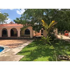 Terreno Con Casa Campestre En Cholul-merida-yucatan-mexico
