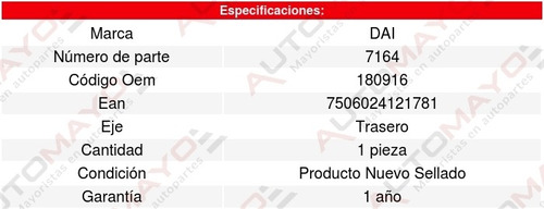 Repuesto Soporte Flecha Trasero Peugeot 406 2.0l L4 00-05 Foto 2