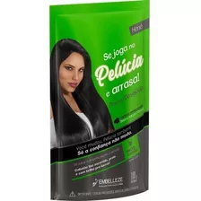 Kit C/ 10un Henê Pelúcia Morena Desejada Pouch 180g Carvão