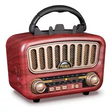 Prunus J-180 Altavoz Bluetooth Con Forma De Radio Vintage 