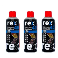 Spray Lubricante - Multipropósito - Rex40 - 400ml - 3 Unid