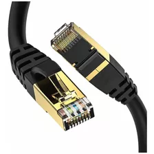 Cable Ethernet Cat8 Para Interiores Y Exteriores, Resistent.