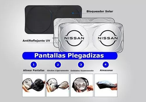 Cubresol Para Nissan Pulsar Sedan 2014-2016 Con Logo T1 Foto 4