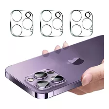 Kit 3 Películas Lente Câmera Traseira Para iPhone 15 Pro Max
