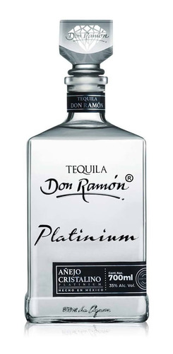 Tequila Don Ramón Añejo Cristalino Platinium 750ml