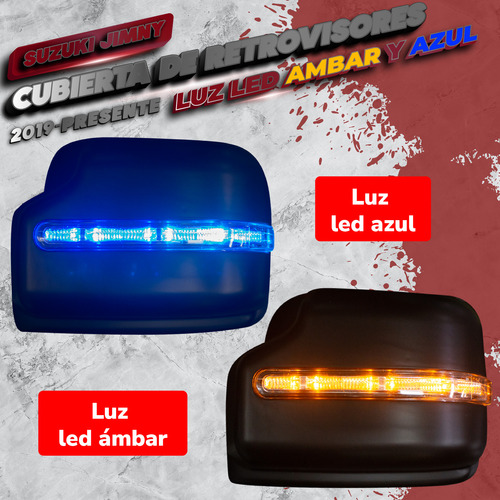Carcasas Espejos Led Azul-mbar Para Suzuki Jimny 2021-2024 Foto 7