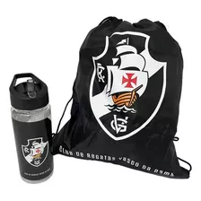 Garrafa Do Vasco Da Gama Futebol Mochila Tipo Saco Presente