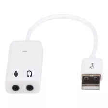 Adaptador Tarjeta Sonido 7.1 Audio Usb Microfono Auricular