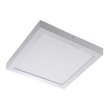 Plafon Panel Foco Led Cuadrado Sobrepuesto 24w 300x300mm Color Blanco Neutro 4000k