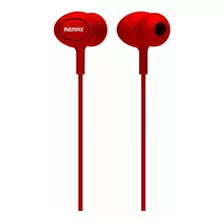 Auricular Audifono Manos Libres Celular Profesional Con Mic Color Rojo