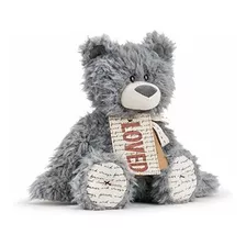 Demdaco Grey Loved Bear Juguete De Peluche Para Niños De 16 