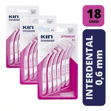 Kin - Kit 3x Interdental Ultramicro 0,6 Mm - Rosa