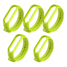 Kit Atacado 5 Pulseira Para Xiaomi Miband 5 Premium Original