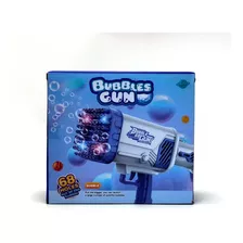 Bazooka Bolha De Sabão Brinquedo Azul