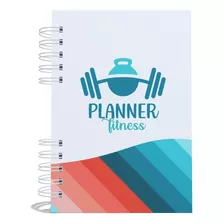 Caderno Planner Fitness A5 Masculino Permanente Planejamento