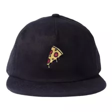 Boné Narina Desconstruido Pizza Preto Snapback