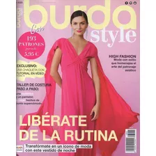 Revista Burda Style Varias Ediciones Moldes Costura Parrones