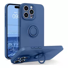 Funda Bentoben, Para iPhone 15 Pro Max, Con Anillo, Azul