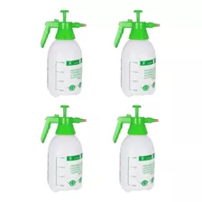 Kit 4 Pulverizador Manual 2 Litros Compressão Previa Jardim