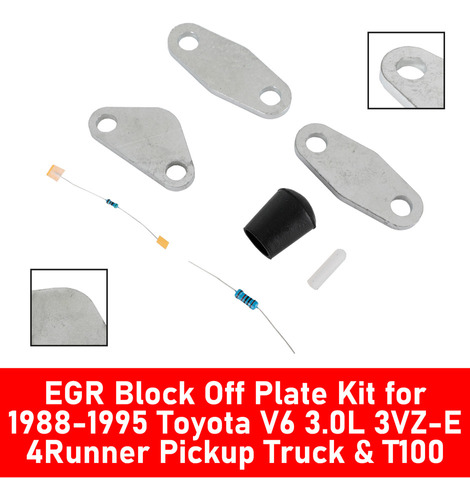 Kit De Placas Egr Block Off Para Camioneta Toyota 4runner T1 Foto 4