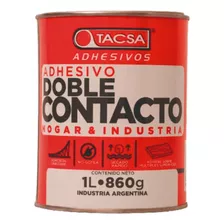 Cemento De Contacto Tacsa Adhesivo Hogar Industria X 1 Litro Pegamento Adhesivo De Contacto Tacsa Cemento De Contacto