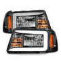 Faros Delanteros Led Drl Cromados Ford F150 /99-02