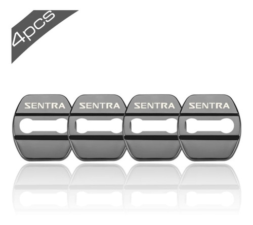 Embellecedores De Contra Chapas Con Logotipo Sentra Foto 4