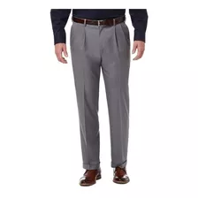 Pantalones Vestir Hombre Haggar Gris Negro