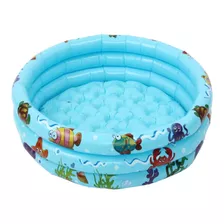 Piscina Inflable Plástico 3 Anillos 110 X 25 Cm Verano Niños