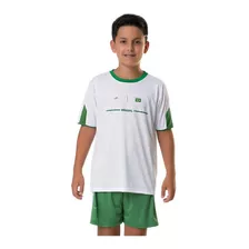Camisa Elite Brasil Logo Infantil Juvenil Torcida Poliester