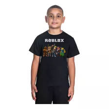 Camiseta Básica Infantil E Juvenil 2 Ao 16 Jogo Roblox Promo