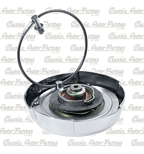 Tapon Gasolina Cromado Emblema Caballo Ford Mustang 65 T5 Foto 5