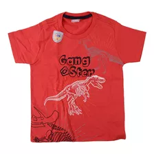 Camiseta Infantil Masculina Gangster Mc Vermelho - 860106